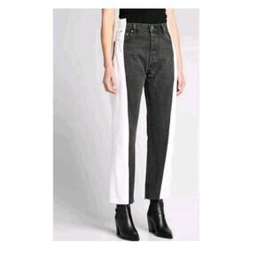 EB DENIM Black & Whites Two Tone Jeans Sz 23